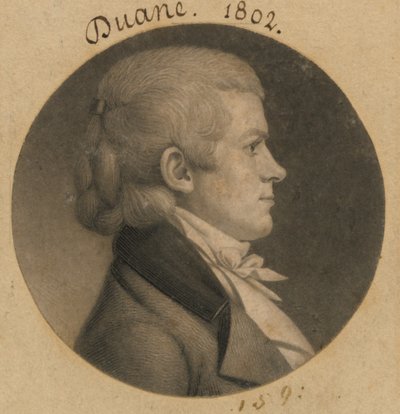 William Duane by Charles Balthazar Julien Févret de Saint-Mémin