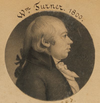 William Turner by Charles Balthazar Julien Févret de Saint-Mémin