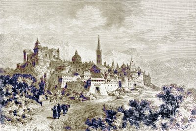 View of Spoleto, Illustration from 