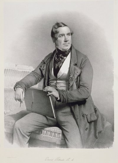 Portrait of David Roberts, frontispiece to Volume I of 