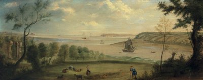 A Traveller Resting in the Grounds of Broke Hall, Suffolk by Charles Catton