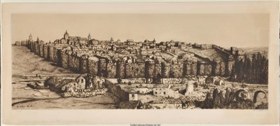 Ávila (print a) by Charles Cottet