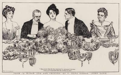 From A Widow and Her Friends by Charles Dana Gibson