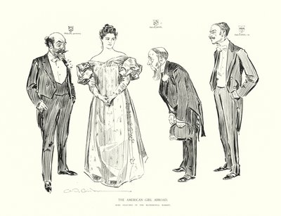 The American Girl Abroad by Charles Dana Gibson