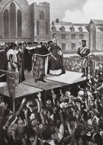 Edward I addressing his Subjects by Charles Daniel Ward
