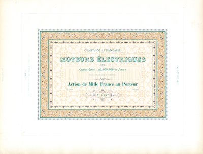 Stock Certificate 