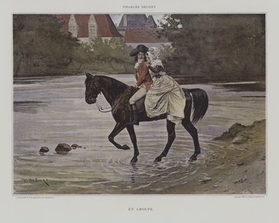 En Croupe by Charles Edouard Delort
