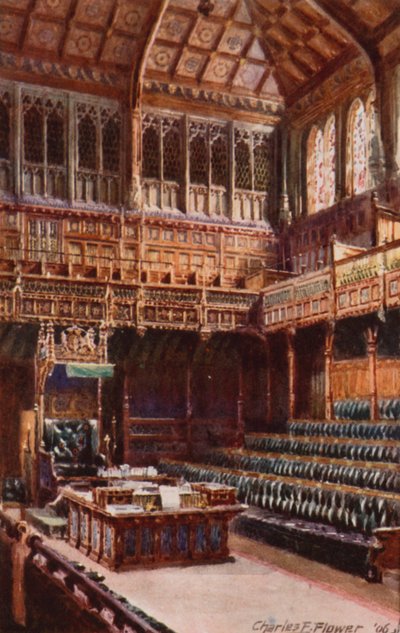 House of Commons, 1906 by Charles Edwin Flower