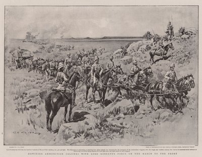 Howitzer Ammunition Columns with Lord Robert