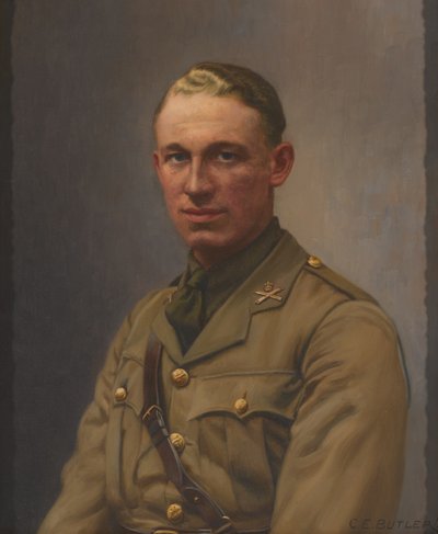 Lieutenant A L Bobby, Machine Gun Corps and the Middlesex Regiment by Charles Ernest Butler