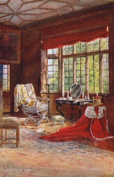 Knole House: Spangled Bedroom, Window by Charles Essenhigh Corke
