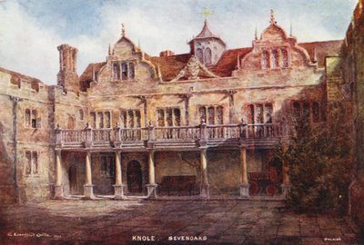 Knole House: Stone Court by Charles Essenhigh Corke