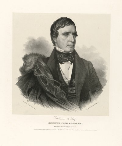 William Rufus Devane King by Charles Fenderich