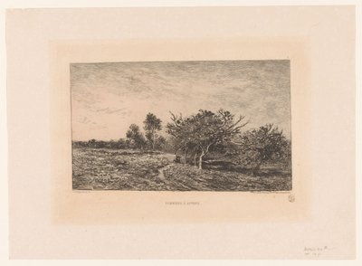 Landscape with Apple Trees by Charles Francois Daubigny