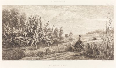 Springtime by Charles Francois Daubigny