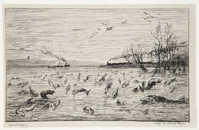 The Fish Rejoice in the Departure of the Cabin Boy by Charles Francois Daubigny