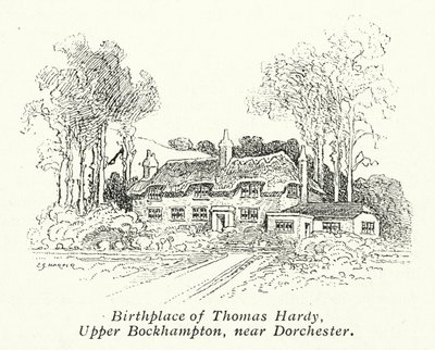 Birthplace of Thomas Hardy, Upper Bockhampton, near Dorchester by Charles George Harper