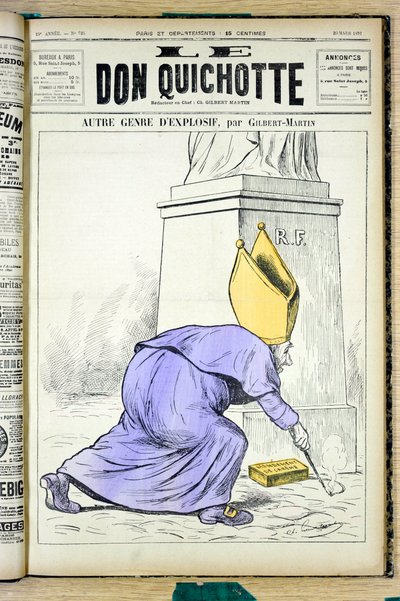 Cover of Le Don Quixote, number 925, Satirical in colors by Charles Gilbert Martin