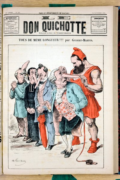 Cover of The Don Quixote, number 592, Satirical in Colors by Charles Gilbert Martin