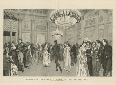 Interior view of Almack