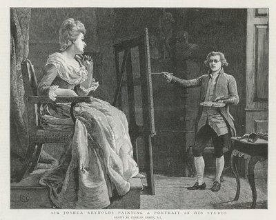 Sir Joshua Reynolds in London by Charles Green