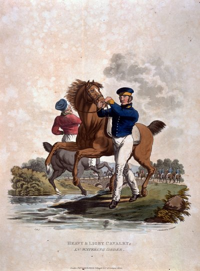 Heavy and Light Cavalry in Watering Order, from 