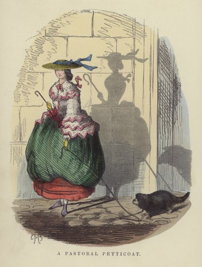 A Pastoral Petticoat by Charles Henry Bennett