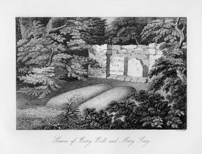 Grave of Bessy Bell and Mary Gray, near Perth, 1840 by Charles J. Smith