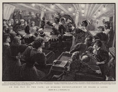 On the Way to the Cape, an Evening Entertainment on Board a Liner by Charles J. Staniland