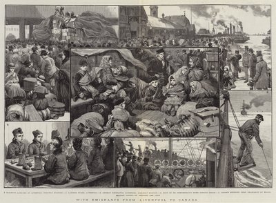 With Emigrants from Liverpool to Canada by Charles J. Staniland