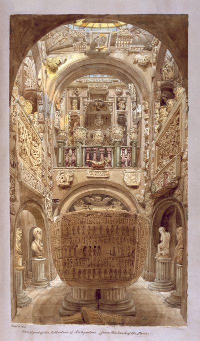 View of Part of the Collection of Antiquities by Charles James Richardson