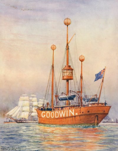 A Lightship by Charles John de Lacy