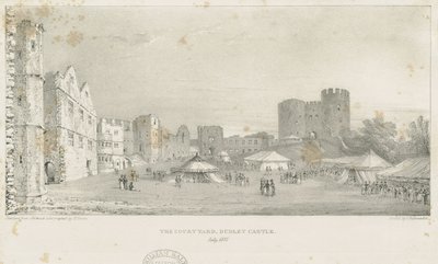 Dudley Castle - The Keep by Charles Joseph Hullmandel