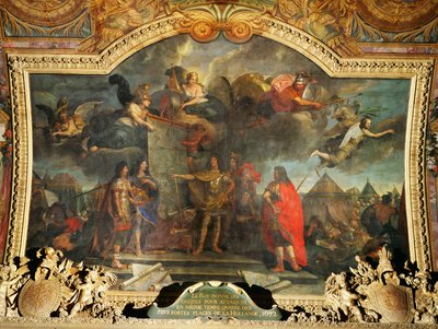 Louis XIV Gives Orders to Attack Four Strongholds in Holland by Charles Le Brun