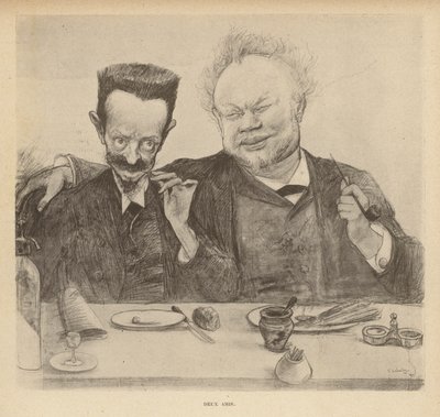 Two Friends by Charles Leandre