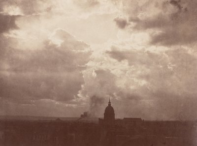 Cloud Study over the Pantheon, Paris by Charles Marville
