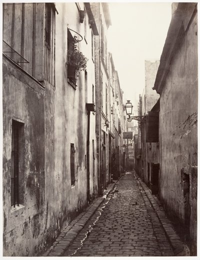 Impasse Briare (from the Cité Coquenard) by Charles Marville