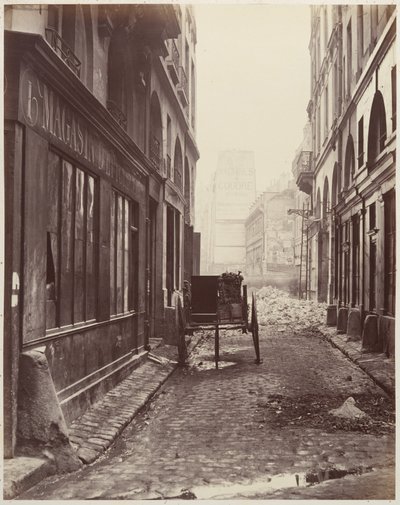 Rue Estienne, from Rue Boucher by Charles Marville