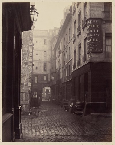 “Rue au Lard”, Paris by Charles Marville