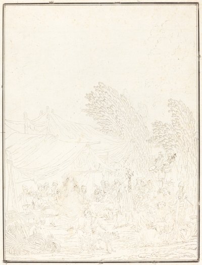 Village Wedding by Charles Melchior Descourtis