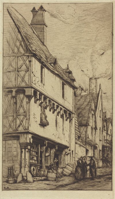 An Old House at Bourges, Sometimes Called the Musician