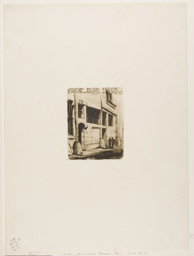 The Street of the Bad Boys by Charles Meryon