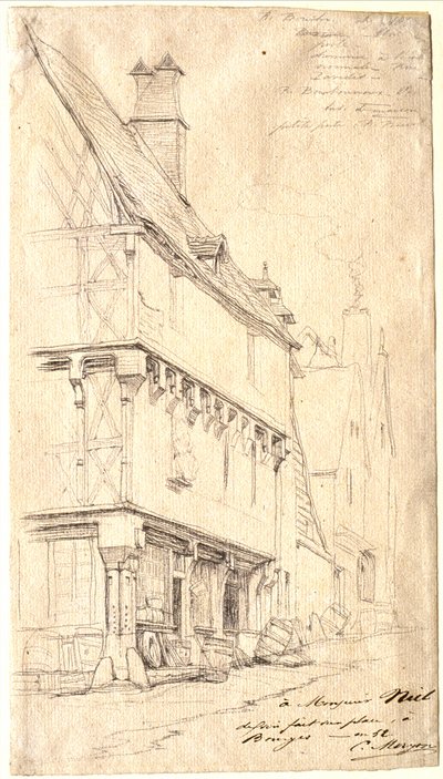 Old House in Bourges: "The Musician