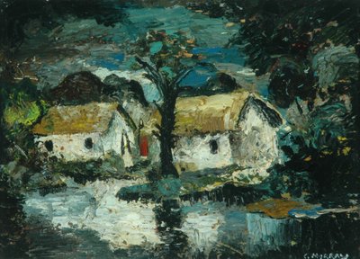 Cottage with Stream by Charles Murray