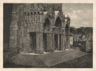 Chartres Cathedral. South Porch. by Charles Nègre