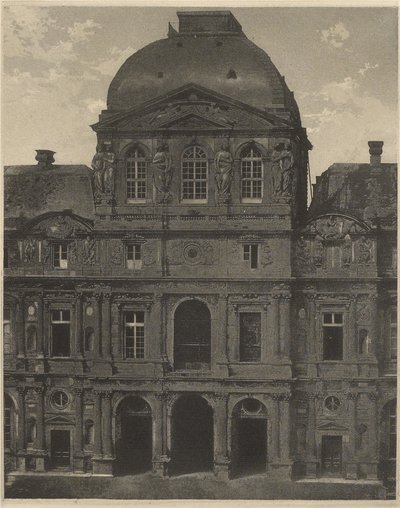 Pavilion of the Clock, The Louvre, Paris, France by Charles Nègre