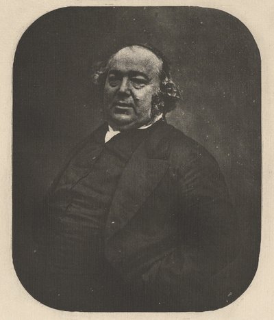 Portrait of Jules Janin (after Nadar) by Charles Nègre