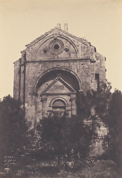 St Gabriel near Arles by Charles Nègre