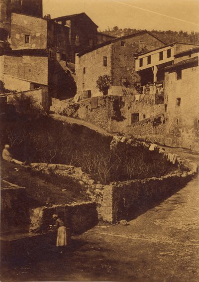A Street in Grasse by Charles Nègre
