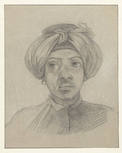 Head Study of a Mamluk by Charles Parrocel